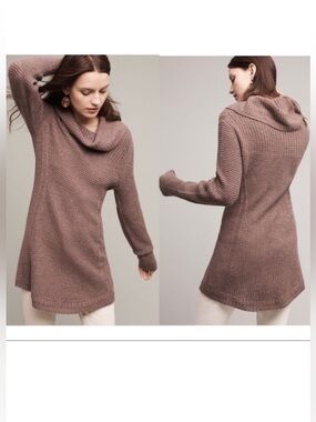 Angel of the North Brown Rosie Tunic Sweater Small